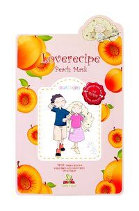 Тканевая маска для лица с персиком Sally's Box Loverecipe Peach Mask фото 1