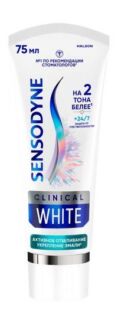 Отбеливающая зубная паста для укрепления эмали Sensodyne Clinical White Акт