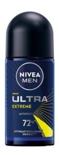 Шариковый антиперспирант с антибактериальным эффектом Nivea Men Ultra Extre