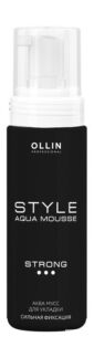 Аква-мусс для укладки сильной фиксации Ollin Professional Style Strong Aqua