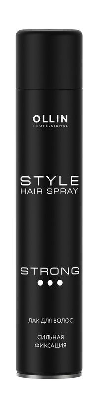 Лак для волос сильной фиксации Ollin Professional Style Strong Hair Spray фото 1