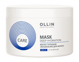 Маска для интенсивного увлажнения для волос Ollin Professional Care Deep Hy