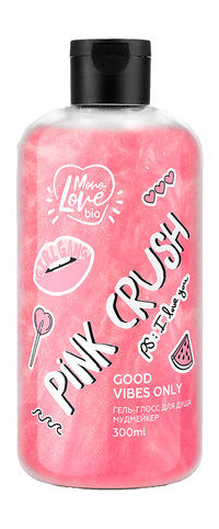 Гель-глосс для душа с ароматом арбуза MonoLove Bio Pink Crush Gel Gloss фото 1