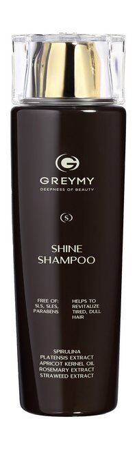 Деликатный шампунь для придания блеска волосам Greymy Shine Shampoo фото 1