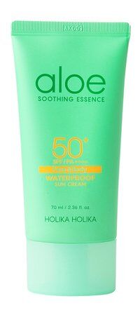 Водостойкий солнцезащитный крем для лица с алоэ Holika Holika Aloe Waterpro фото 1