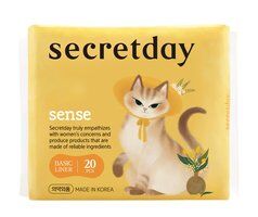 Ультратонкие дышащие ежедневные гигиенические прокладки SecretDay Sense фото 1