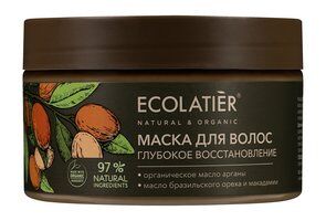 Восстанавливающая маска для волос с маслом арганы Ecolatier Organic Argana фото 1