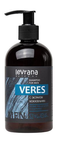 Шампунь для волос с экстрактом можжевельника Levrana Men Veres Shampoo фото 1