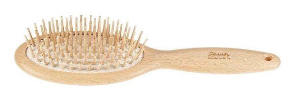 Расческа Janeke Wooden Oval Shaped Hair Brush фото 1