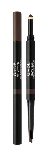 Двухсторонний карандаш для оформления брове Ga-De Velveteen Brow Builder Du фото 1