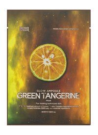 Тканевая маска для лица с витамином C Tenzero Glow Ampoule Green Tangerine фото 1