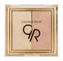 Пудровый хайлайтер для лица Golden Rose So Glow! Highlighter Duo фото 1