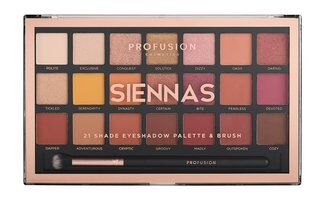 Палетка теней для век Profusion Siennas 21 Shade Eyeshadow Palette фото 1