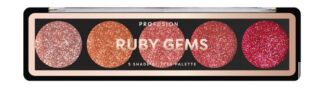 Палетка глиттеров для лица и тела Profusion Ruby Gems 5 Shade Glitter Palet