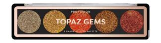 Палетка глиттеров для лица и тела Profusion Topaz Gems 5 Shade Glitter Pale