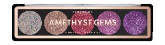 Палетка глиттеров для лица и тела Profusion Amethyst Gems 5 Shade Glitter P