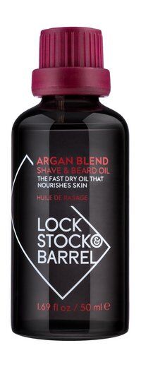 Масло для бритья и ухода за бородой Lock Stock & Barrel Argan Blend Shave a фото 1