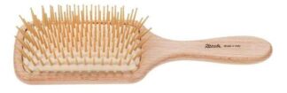 Щетка для волос Janeke Wooden square shaped Hair Brush medium size