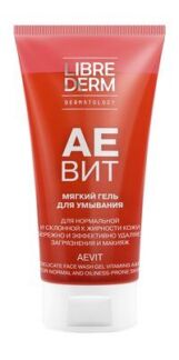 Мягкий гель для умывания с витаминами Librederm Aevit Delicate Face Wash Ge