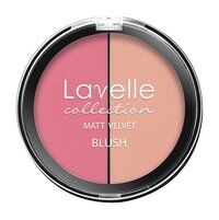 Компактные двухцветные румяна для лица Lavelle Collection Matt Velvet Blush фото 1