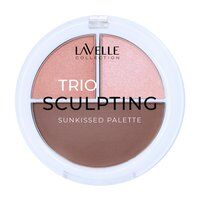 Палетка для контуринга лица Lavelle Collection Sunkissed Trio Sculpting Pal фото 1