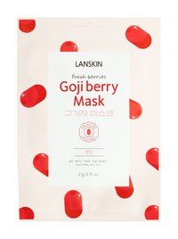 Тканевая маска для лица с ягодами годжи LanSkin Fresh Berries Goji Berry Ma фото 1