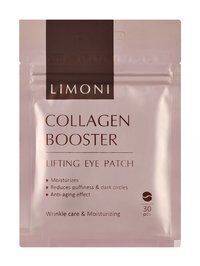 30 укрепляющие тканевых патчей для век с коллагеном Limoni Collagen Booster