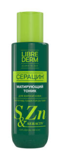 Матирующий тоник для жирной кожи лица Librederm Seracin Mattifying Toner Fo