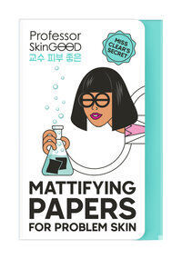 Матирующие салфетки для проблемной кожи Professor SkinGood Mattifying Paper