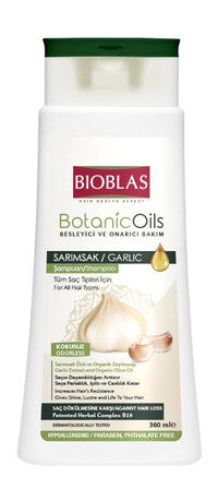 Шампунь против выпадения волос с экстрактом чеснока Bioblas Botanic Oils Ga фото 1