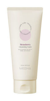 Пенка для умывания с экстрактом клубники Missha Creamy Latte Cleansing Foam