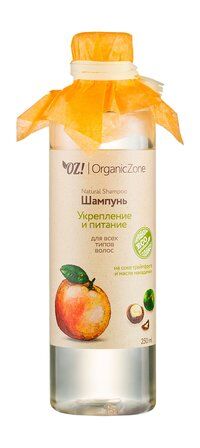 Шампунь для волос с соком грейпфрута OZ!OrganicZone Natural Shampoo Укрепле фото 1