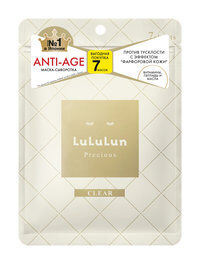 Набор из 7 антивозрастных тканевых масок для лица LuLuLun Precious Clear Wh фото 1