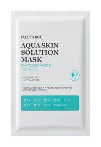 Питательная тканевая маска для лица с фитокерамидами Sally's Box Aqua Skin фото 1