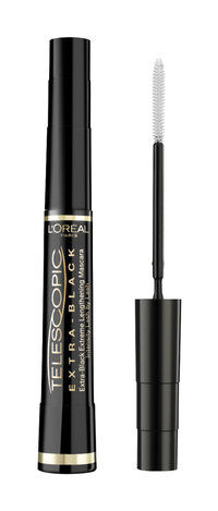 Ультра черная удлиняющая тушь для ресниц L'Oreal Telescopic Extra Black Mas фото 1