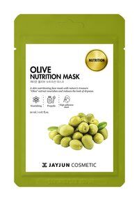 Питательная тканевая маска для лица  с оливой JayJun Olive Nutrition Mask фото 1