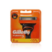 Кассеты для станка Gillette Fusion сменные 6шт 3136759 фото 1