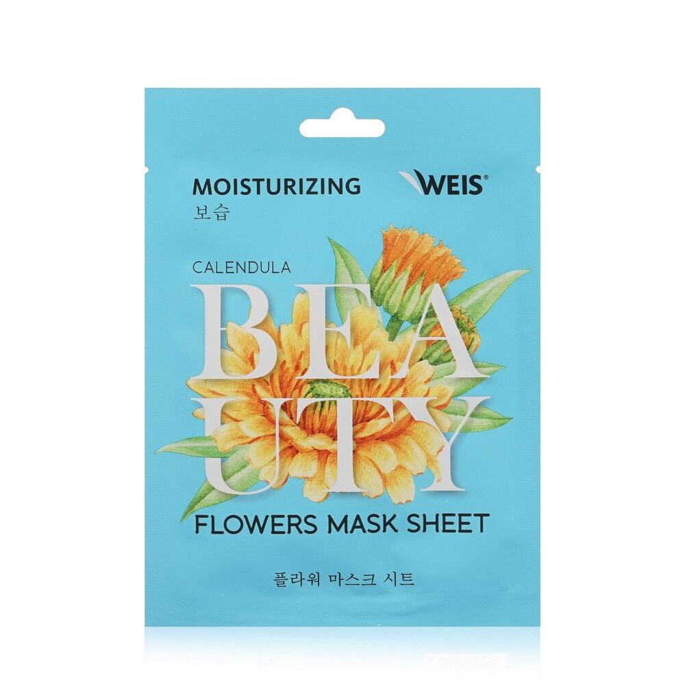 Маска для лица WEIS Beauty Flowers Moisturizing с экстрактом календулы 23г 3139172 фото 1