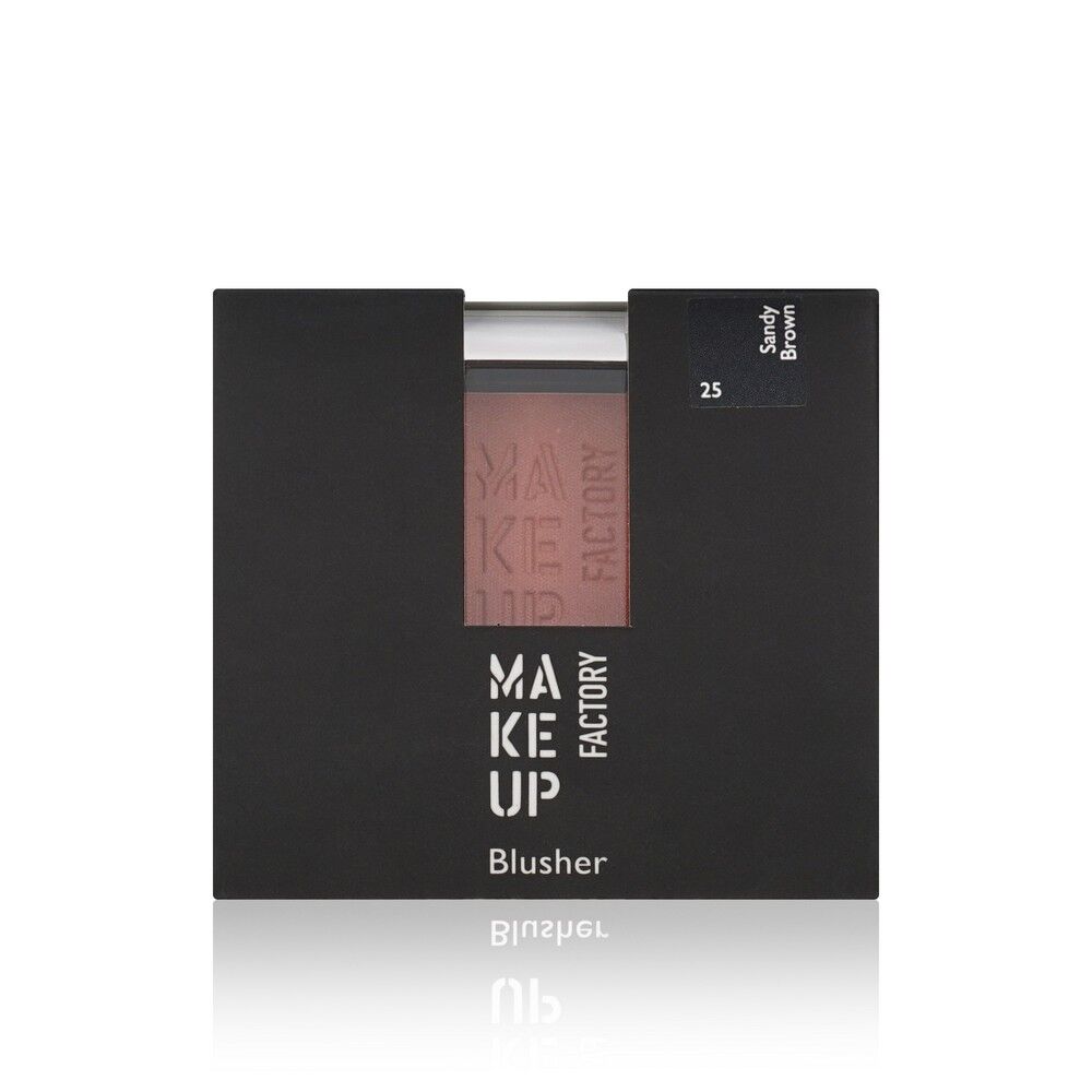 Шелковистые румяна для лица Make Up Factory Blusher 25 6г 3143017 фото 1