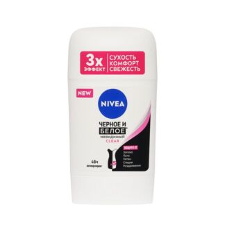 Женский дезодорант NIVEA Черное и Белое " Невидимый Clear 50мл