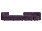 Модульный диван Brera-4 Velour Plum фото 1