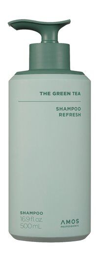 Освежающий шампунь для волос с зеленым чаем Amos Professional The Green Tea фото 1