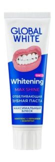 Отбеливающая зубная паста с комплексом абразивов Global White Max Shine Too