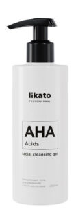 Очищающий гель для умывания с АНА-кислотами Likato Professional AHA Acids F