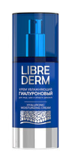 Увлажняющий гиалуроновый крем для лица шеи и декольте Librederm Hyaluronic