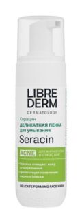 Пенка для умывания для жирной кожи и кожи с акне Librederm Seracin Delicate