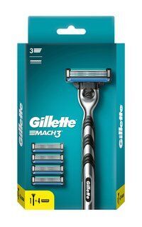 Станок для бритья со сменными кассетами Gillette Mach3 Base 5