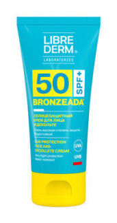 Cолнцезащитный крем для лица и зоны декольте Librederm Bronzeada Sun Protec