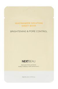 Выравнивающая тканевая маска с ниацинамидом NextBeau Niacinamide Solution S