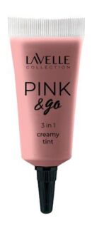 Кремовый тинт для губ и лица Lavelle Collection Pink & Go 3-in-1 Creamy Tin